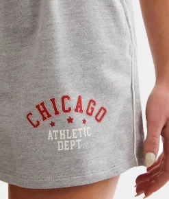 FITZ + EDDI Chicago Knit Short Heather Grey Discount