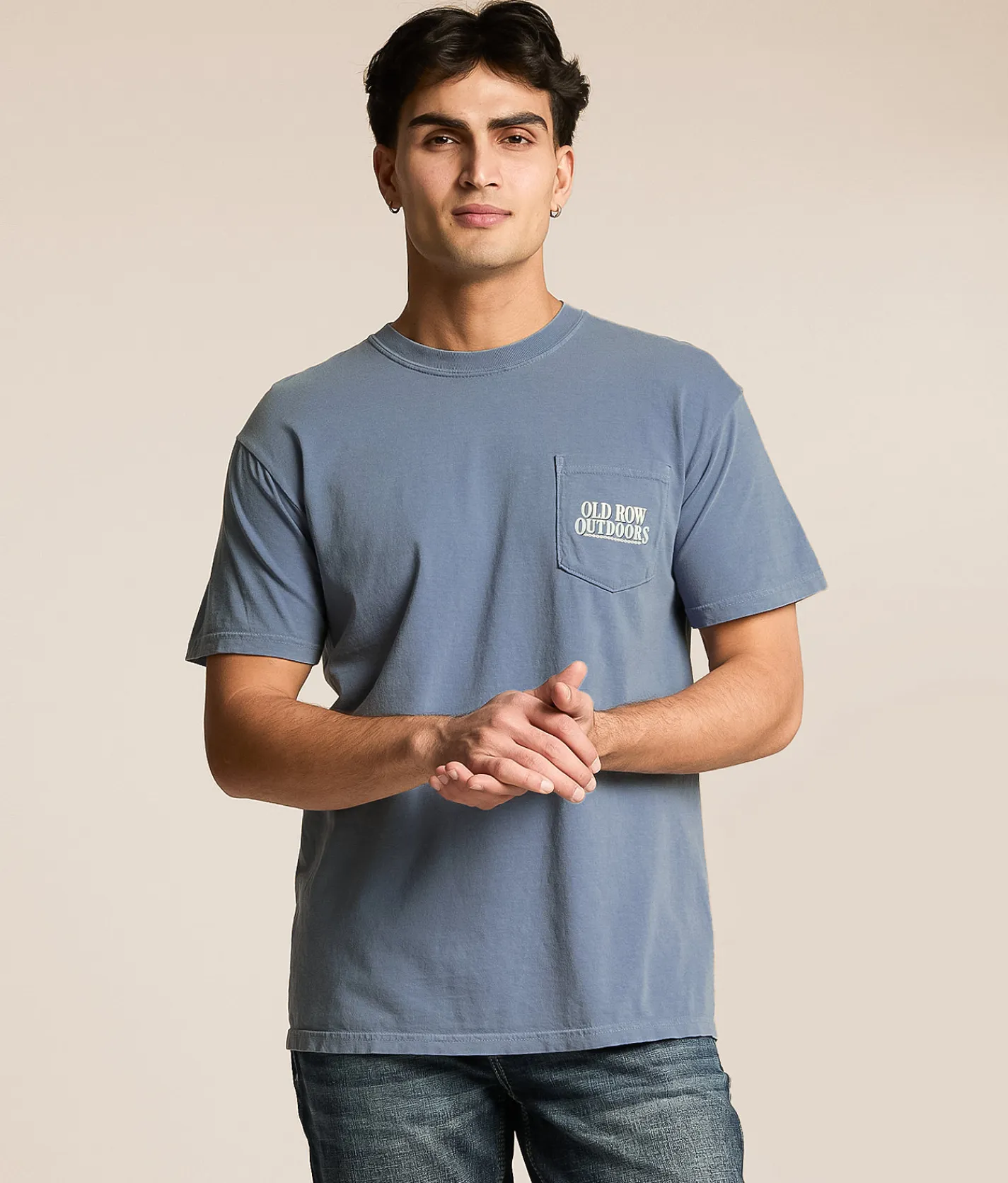 Tops|Graphic T-Shirts | Old Row Chicks T-Shirt Blue Jean