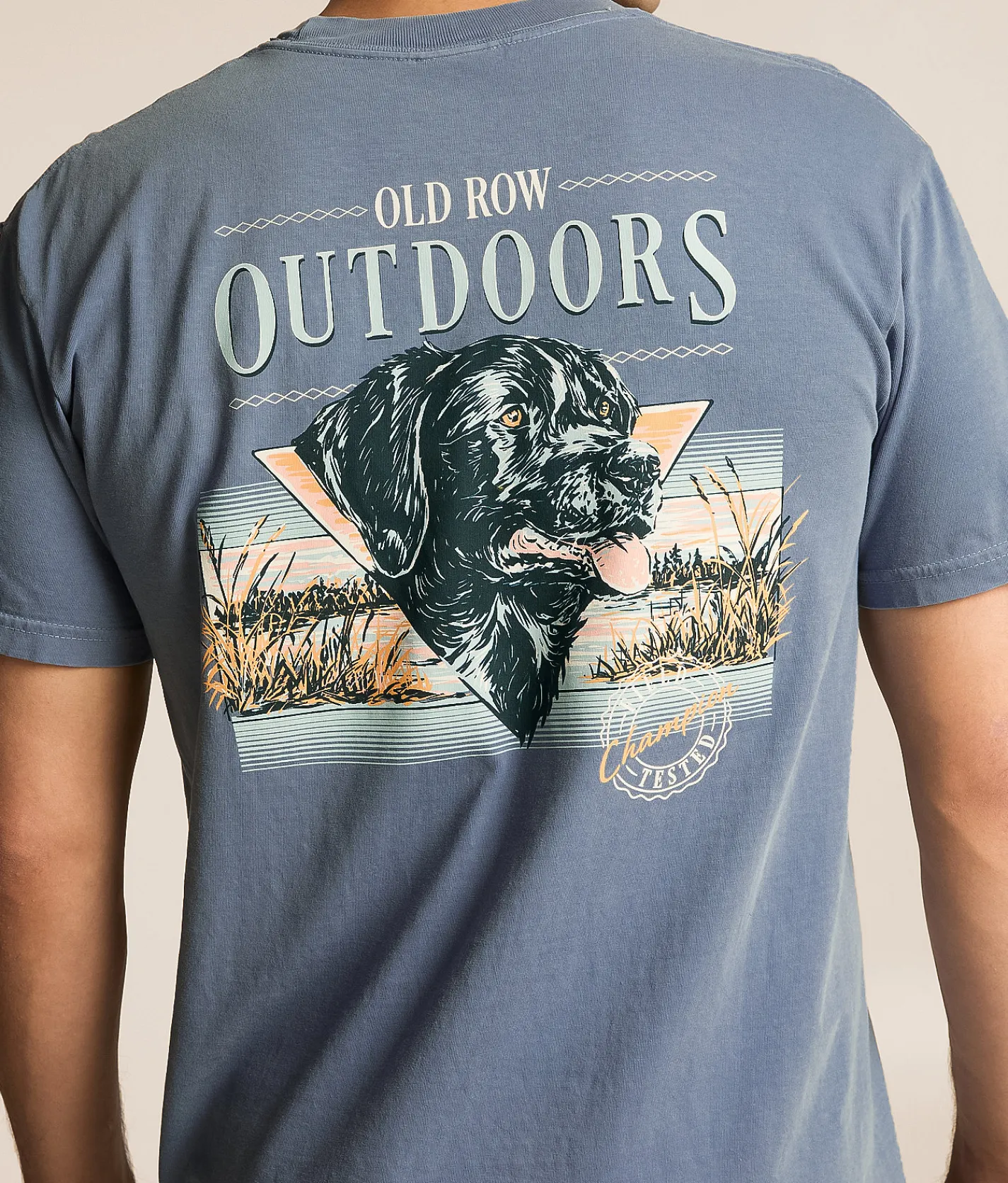 Tops|Graphic T-Shirts | Old Row Chicks T-Shirt Blue Jean