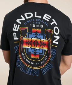 Pendleton Chief Joseph Horseshoe T-Shirt Vintage Black
