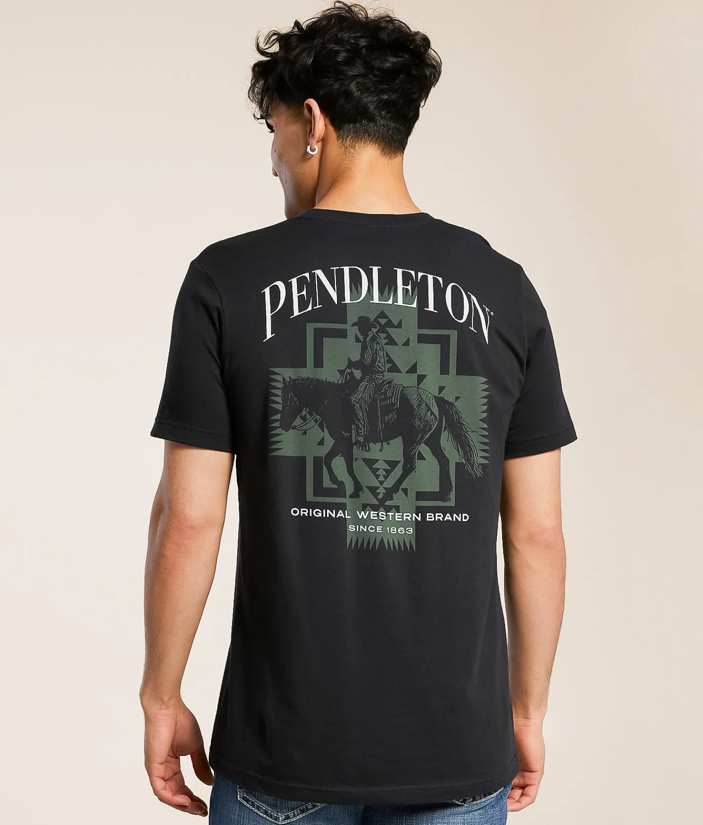 Graphic T-Shirts | Pendleton Chief Joseph Horse T-Shirt Vintage Black