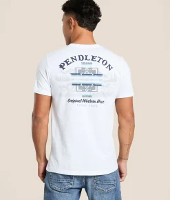 Pendleton Chief Joseph Landscape T-Shirt White Sale