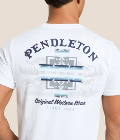 Pendleton Chief Joseph Landscape T-Shirt White Sale