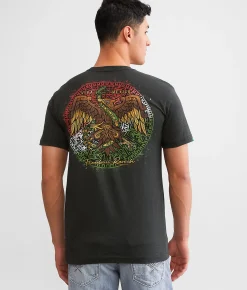 Graphic T-Shirts | Freedom Ranch Chole Bird T-Shirt Military Green Black