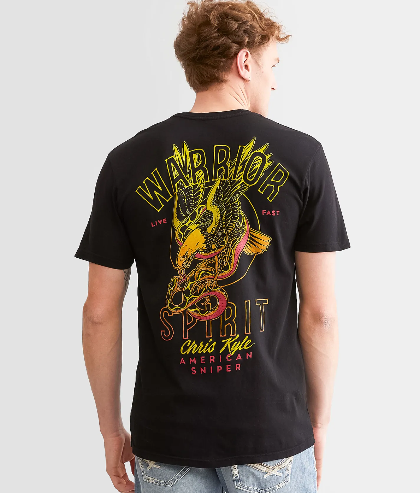 Graphic T-Shirts | Howitzer Chris Kyle Warrior Eagle T-Shirt Black