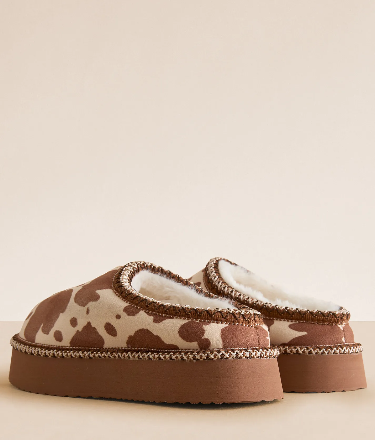 Shoes | Very G Christy Cow Slipper Cream Tan