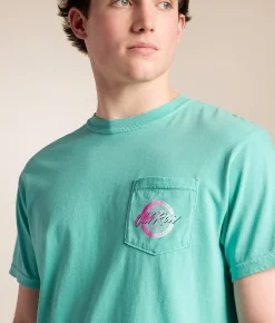 Old Row Chrome Circle T-Shirt Chalky Mint Hot