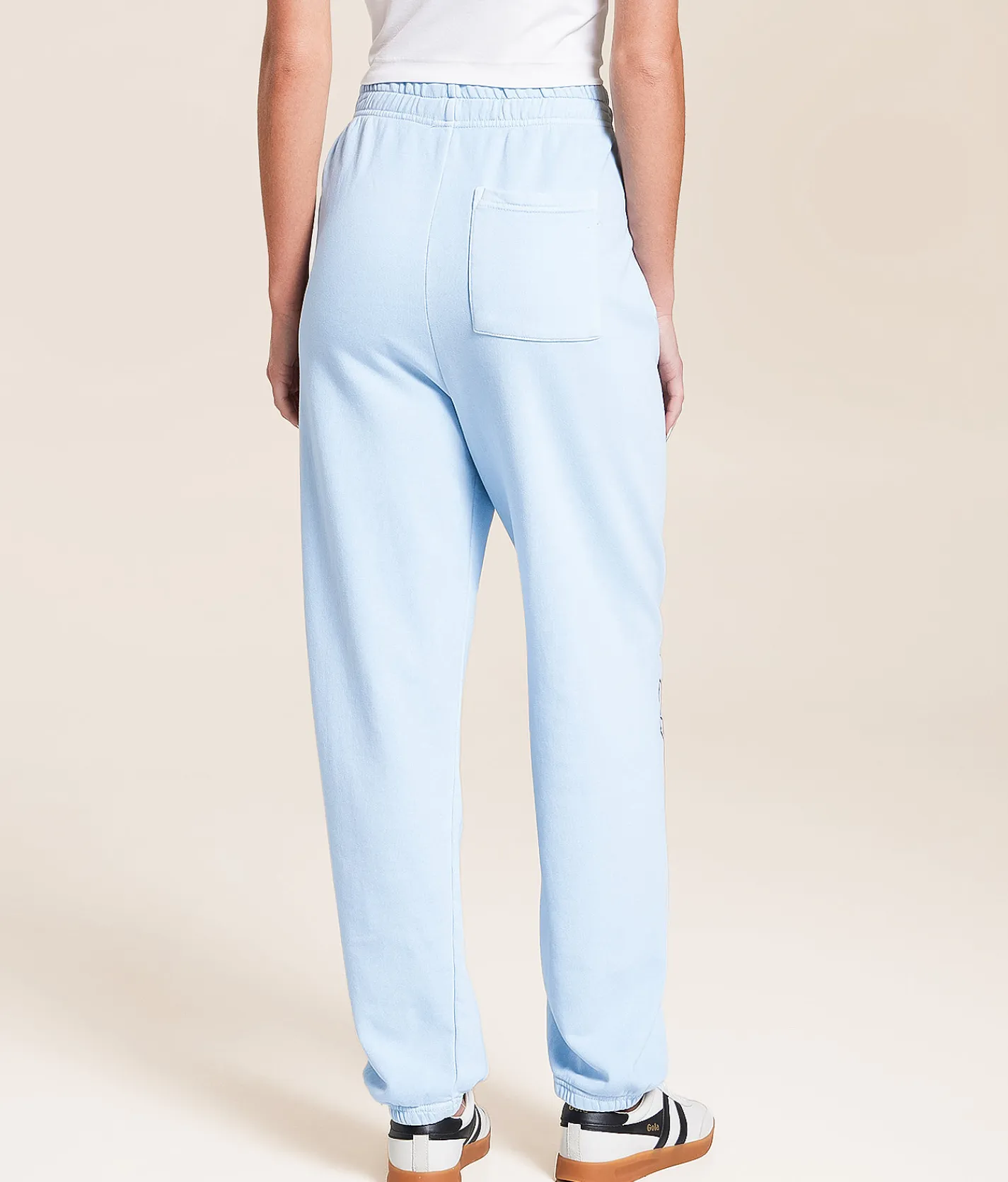 Affliction Chrome Jogger Sweatpant Blue Sky Pigment Dye Sale