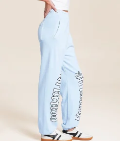 Affliction Chrome Jogger Sweatpant Blue Sky Pigment Dye Sale