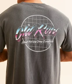 Old Row Chrome T-Shirt Pepper New