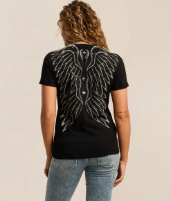 Tops | Affliction Chrome T-Shirt Black