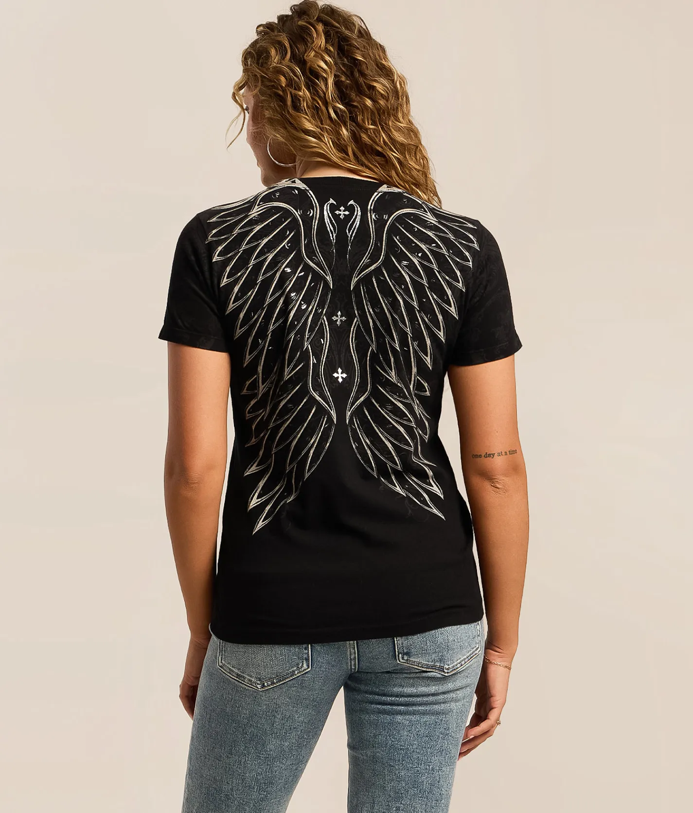 Tops | Affliction Chrome T-Shirt Black