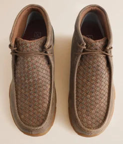 Shoes | Twisted X® Chukka Driving Leather Moccasin Bomber and Tan
