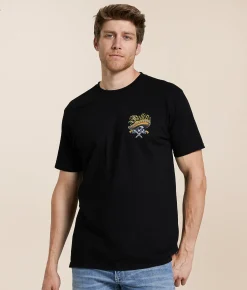 Sullen Cinco De Tequila T-Shirt Jet Black Outlet