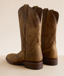 Circle G by Corral Distressed Leather Cowboy Boot Honey Outlet