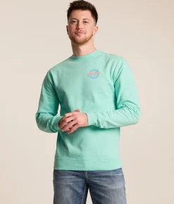 Tops | Old Row Circle Logo Pullover Mint