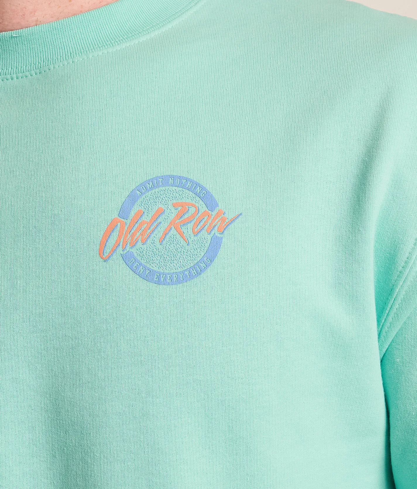 Tops | Old Row Circle Logo Pullover Mint