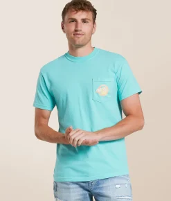 Old Row Circle Logo T-Shirt Chalky Mint Discount