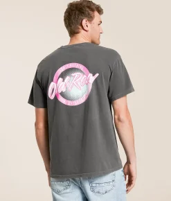 Tops|Graphic T-Shirts | Old Row Circle Logo T-Shirt Pepper