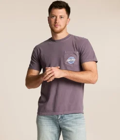 Old Row Circle Logo T-Shirt Berry Best