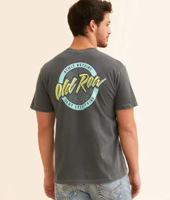 Old Row Circle T-Shirt Graphite Best