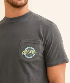 Old Row Circle T-Shirt Graphite Best