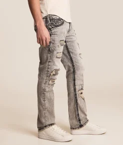 Bottoms|Jeans | Rock Revival Cladus Slim Straight Stretch Jean Cladus SJ204