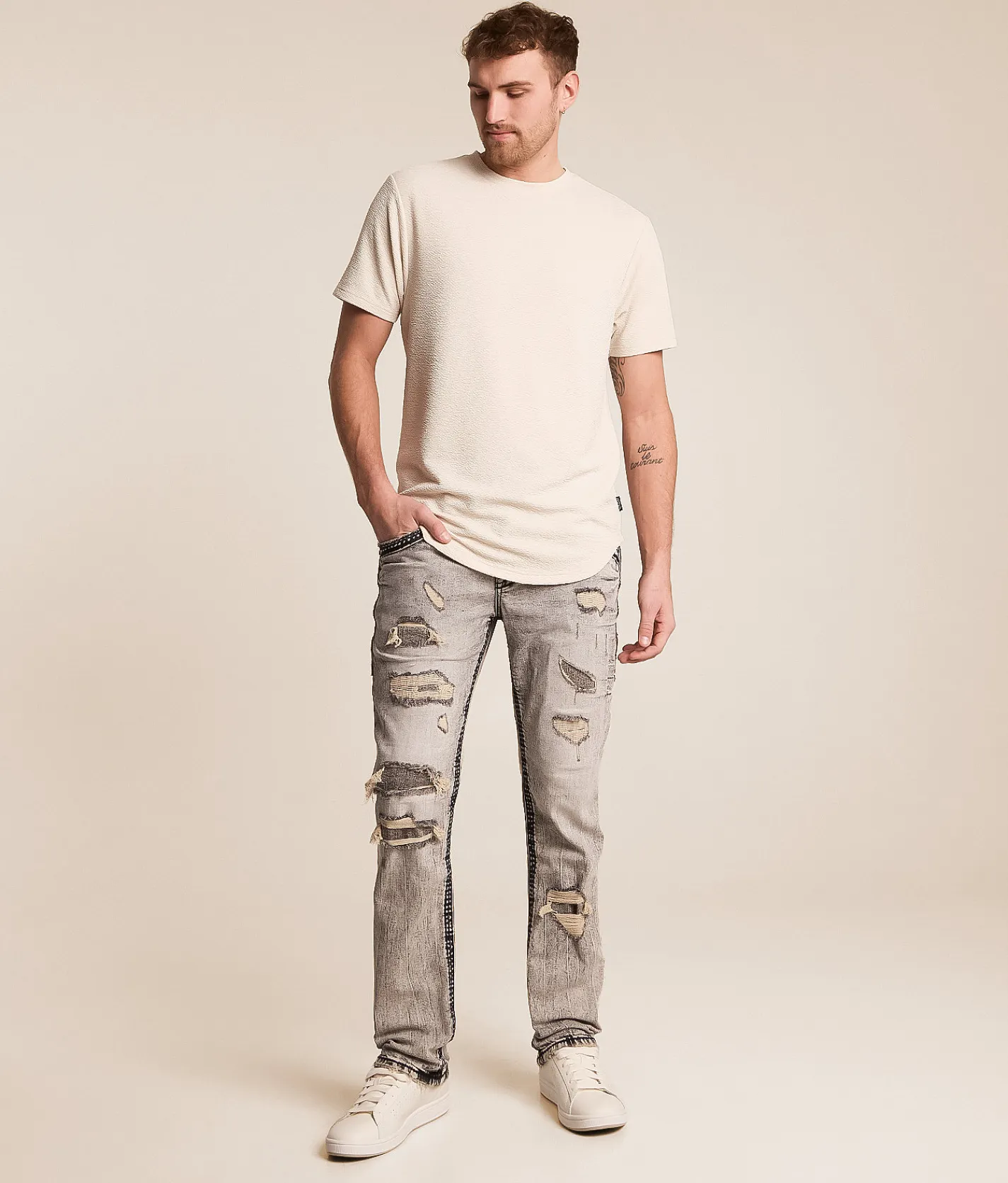 Rock Revival Cladus Slim Straight Stretch Jean Cladus SJ204 Discount
