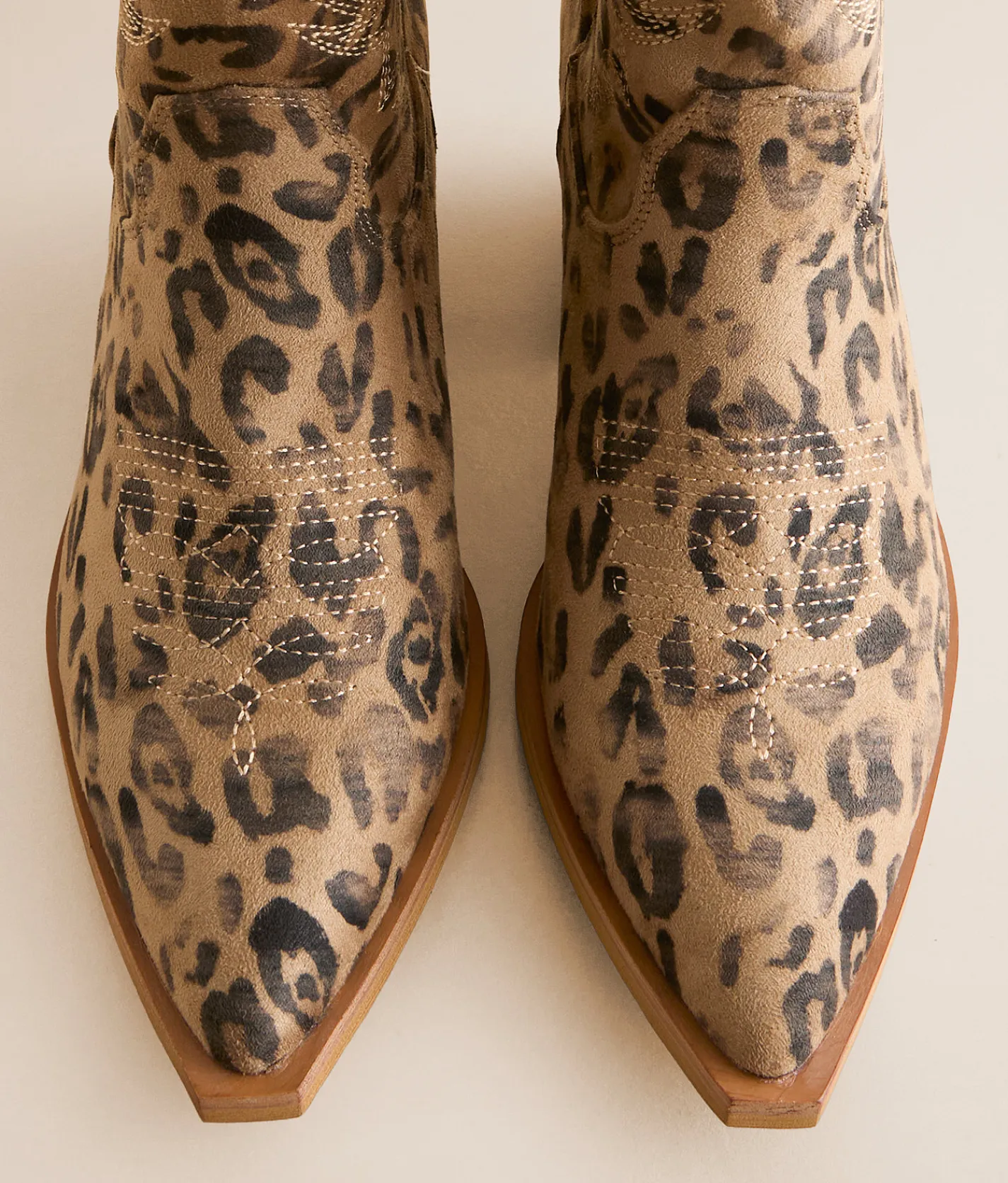 Mi.iM Claire Print Western Ankle Boot Leopard Best