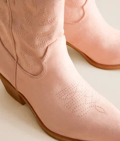 Mi.iM Claire Western Ankle Boot Pink Clearance