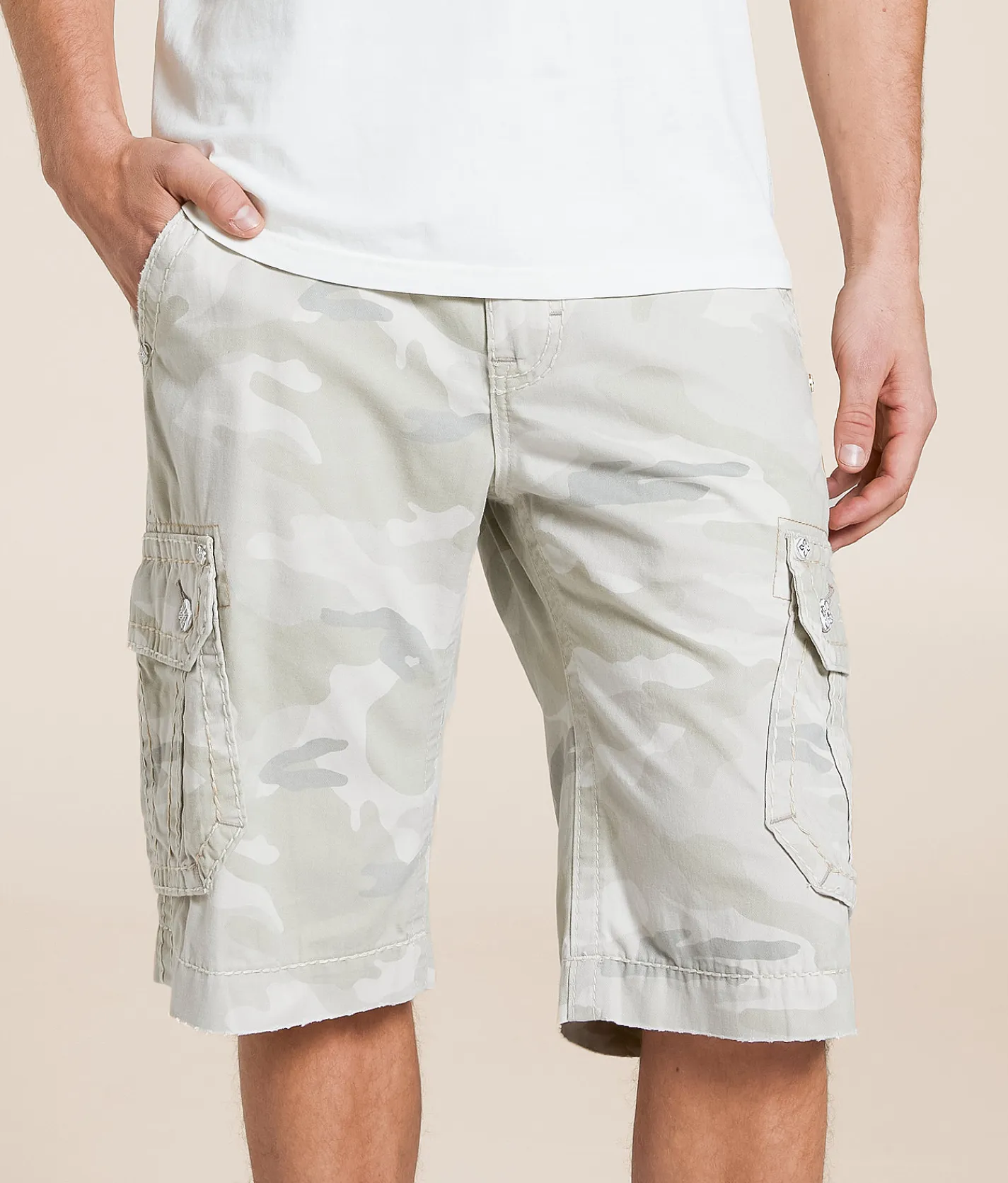 Rock Revival Classic Camo Cargo Short Grey Camo Hot
