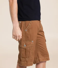 Rock Revival Classic Cargo Short Brown Sale