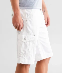 Rock Revival Classic Cargo Short White Discount