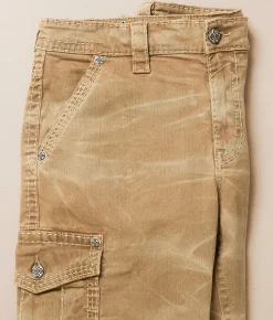 Rock Revival Classic Cargo Stretch Short Khaki Discount