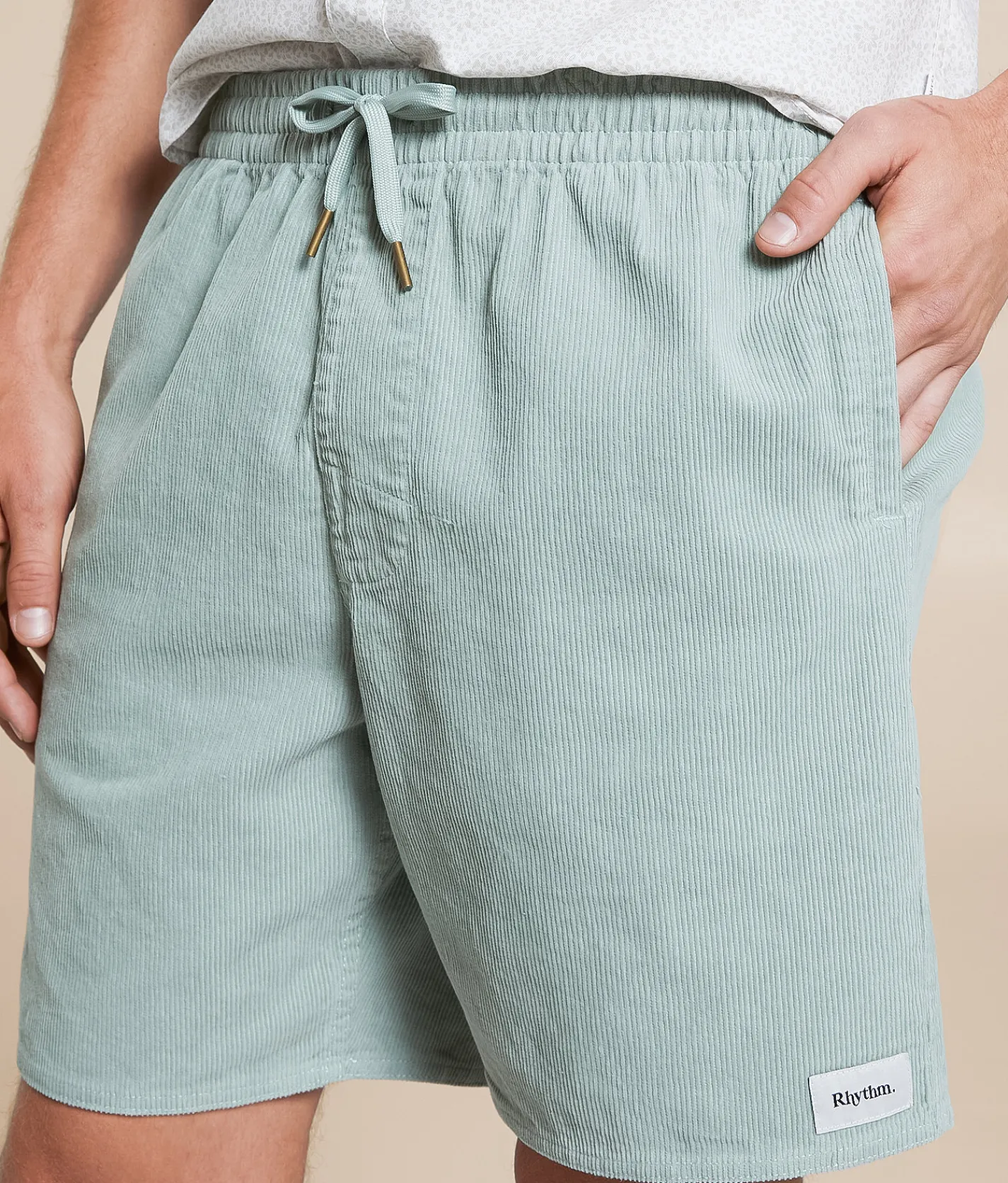 Bottoms|Shorts | Rhythm Classic Corduroy Jam Short Seafoam