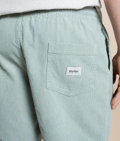 Bottoms|Shorts | Rhythm Classic Corduroy Jam Short Seafoam