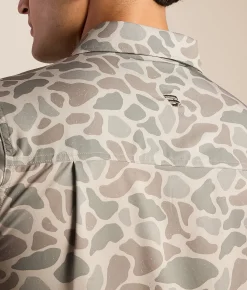 Tops | BURLEBO Performance Stretch Shirt Classic Deer Camo