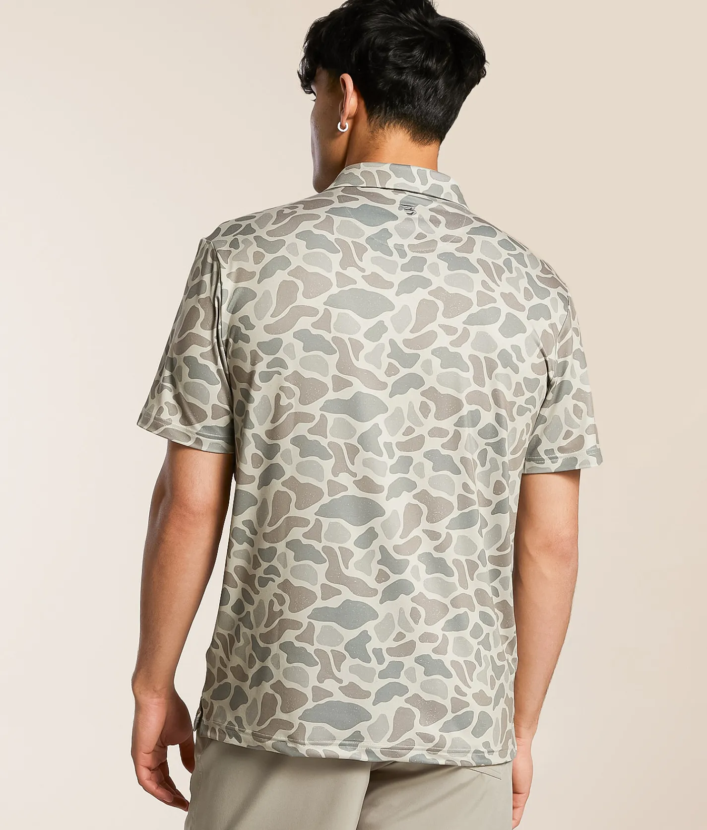 BURLEBO Classic Performance Polo Deer Camo Hot