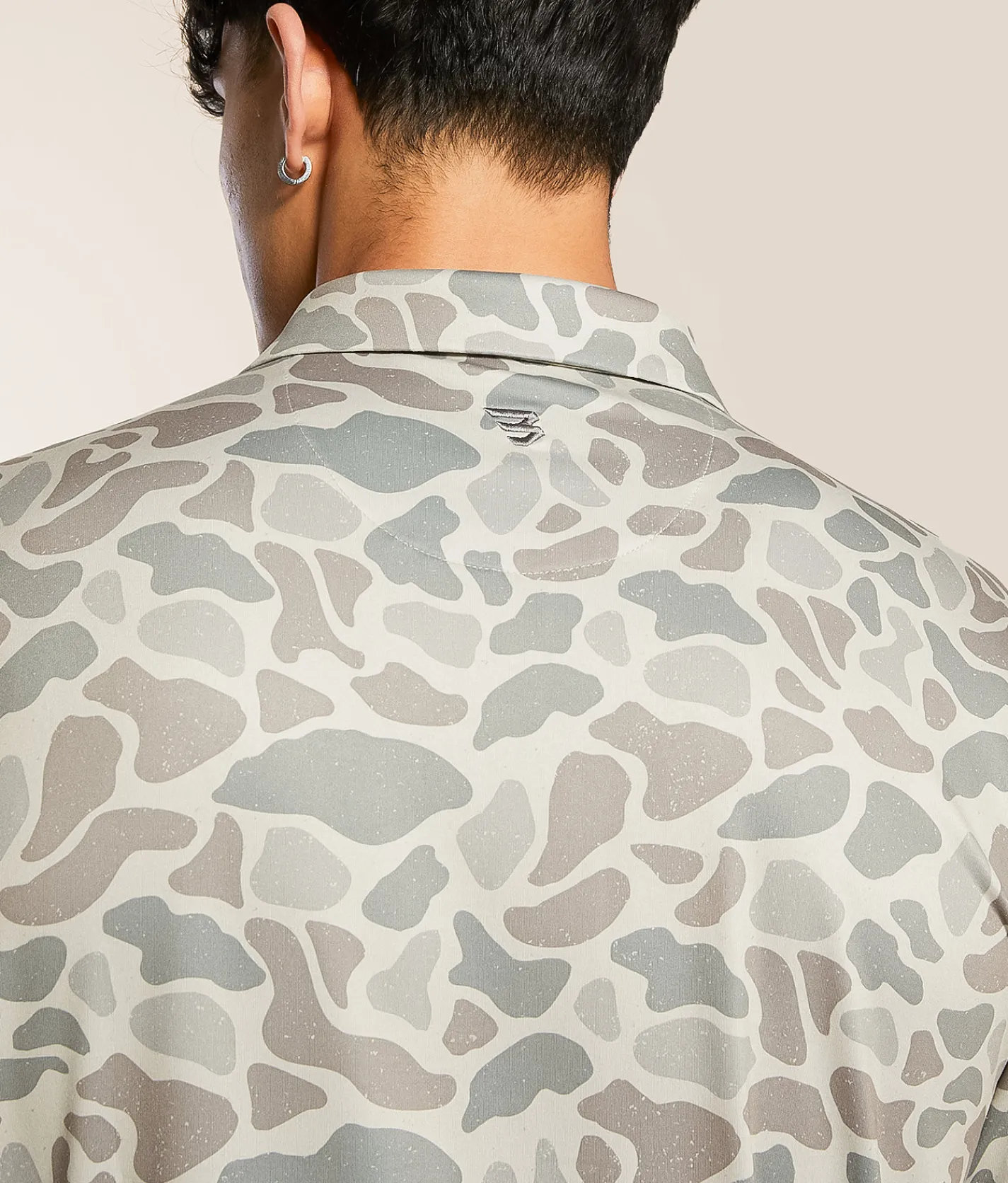 BURLEBO Classic Performance Polo Deer Camo Hot