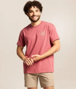 Tops|Graphic T-Shirts | BURLEBO Classic Duck T-Shirt Heather Red