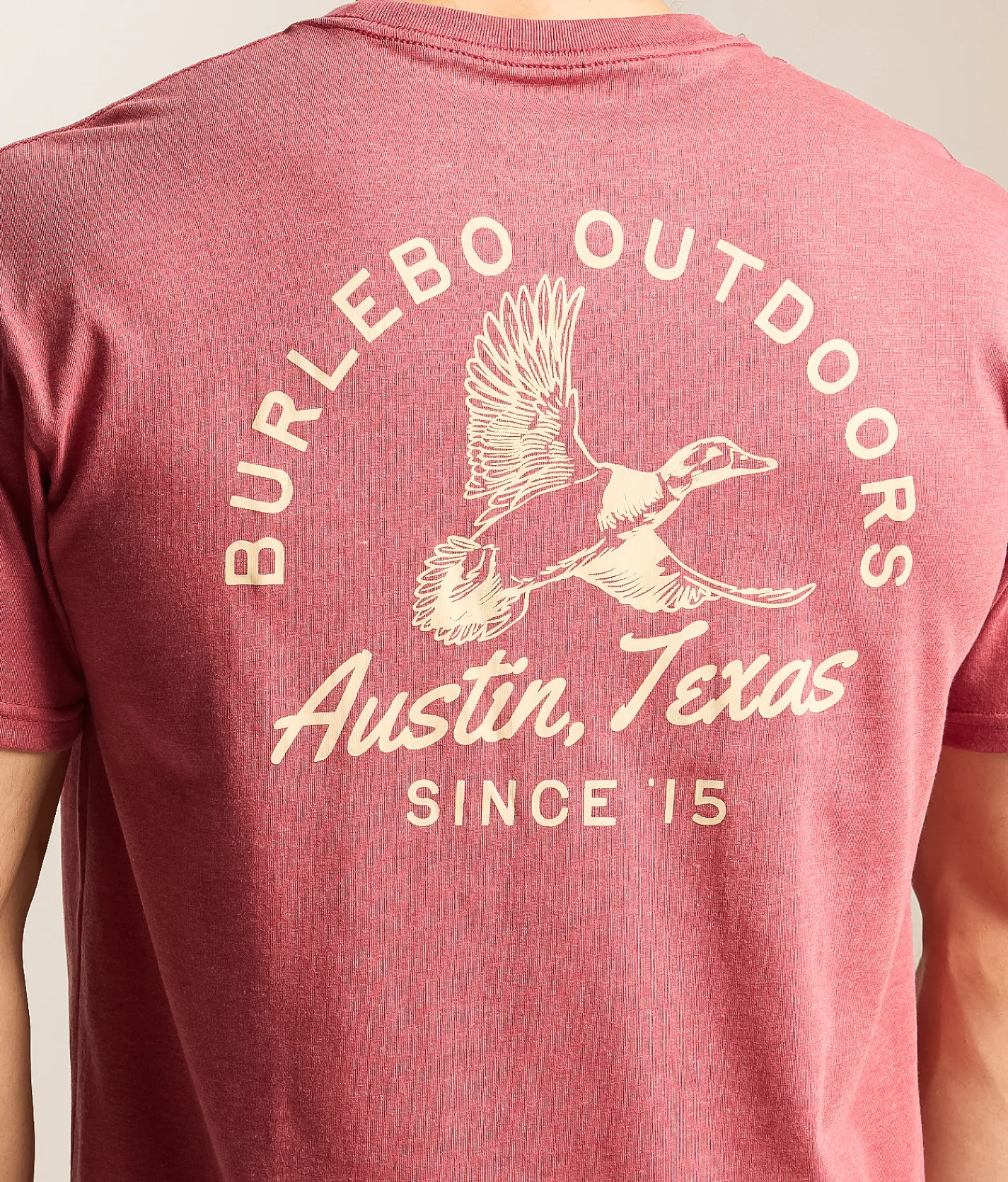 Tops|Graphic T-Shirts | BURLEBO Classic Duck T-Shirt Heather Red