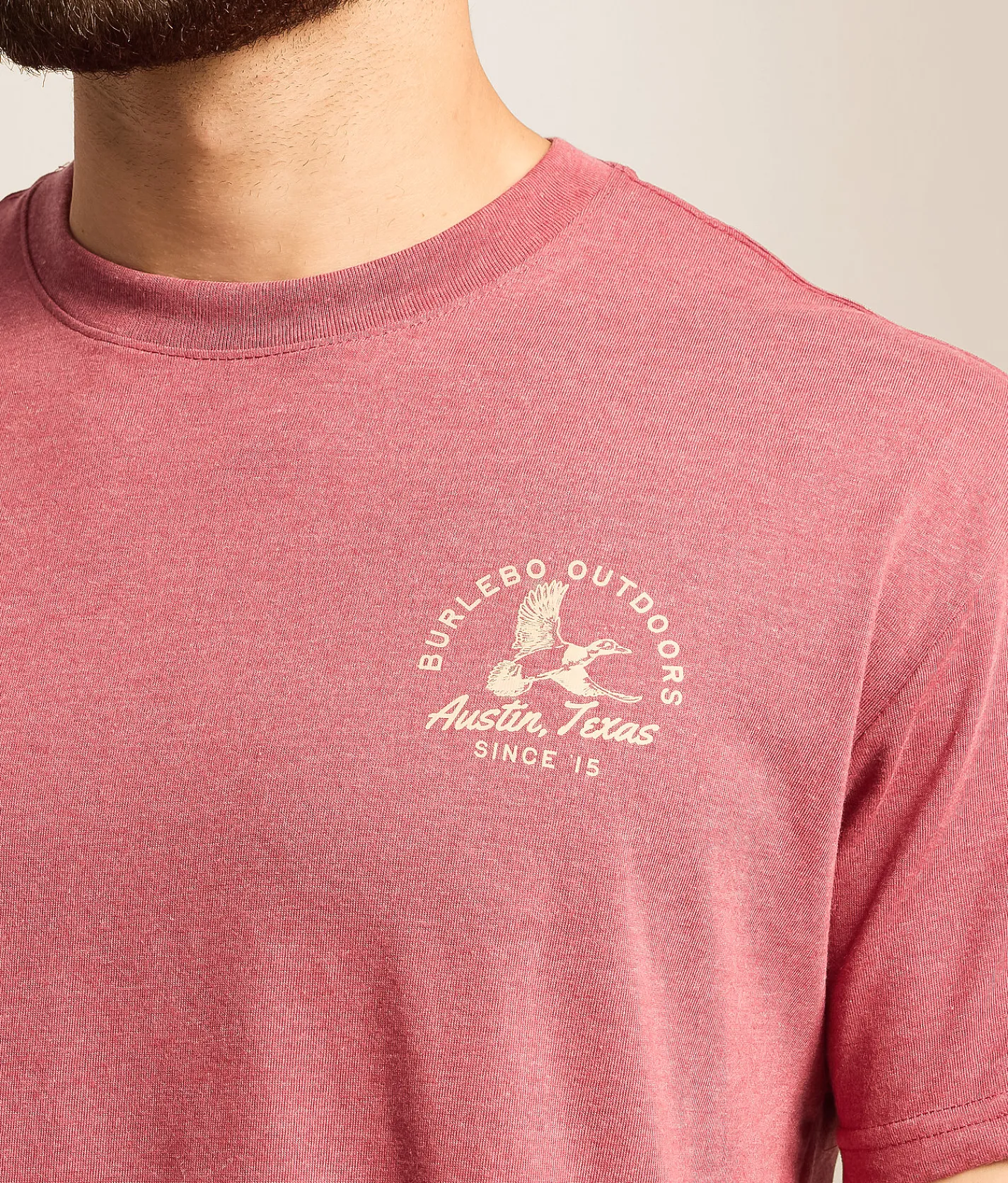 Tops|Graphic T-Shirts | BURLEBO Classic Duck T-Shirt Heather Red