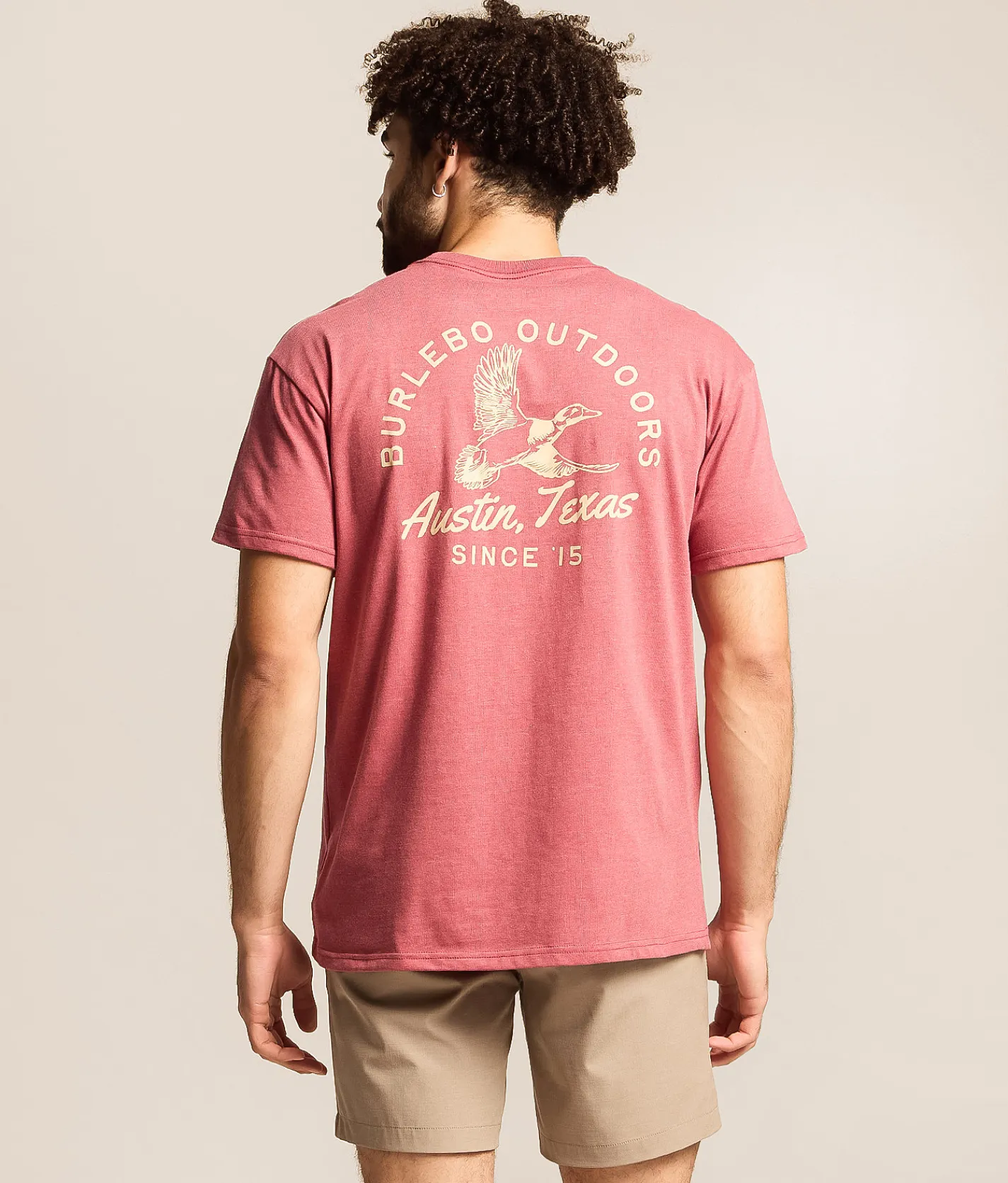 Tops|Graphic T-Shirts | BURLEBO Classic Duck T-Shirt Heather Red