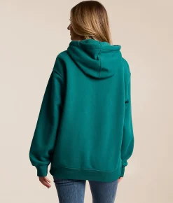 Wrangler® Classic Hooded Sweatshirt Teal Discount