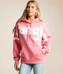 Tops | Wrangler® Classic Hooded Sweatshirt Pink