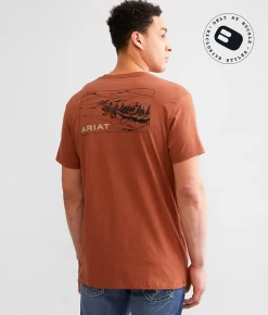 Graphic T-Shirts | Ariat Classic Journal Sketch T-Shirt Chutney