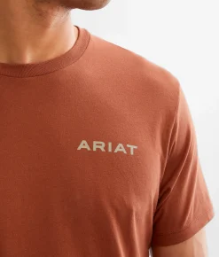 Graphic T-Shirts | Ariat Classic Journal Sketch T-Shirt Chutney