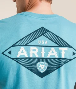 Ariat Classic Reticle T-Shirt Reef Waters Best