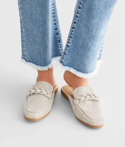Shoes | Madden Girl Classic Rhinestone Mule Shoe Silver Multi