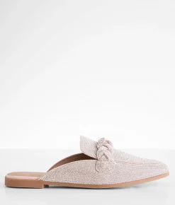 Shoes | Madden Girl Classic Rhinestone Mule Shoe Silver Multi